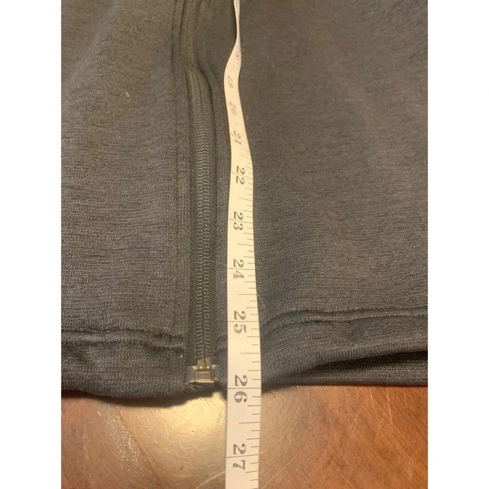 The North Face Full Zip Hybrid Fleece Jacket Charcoal Gray Large